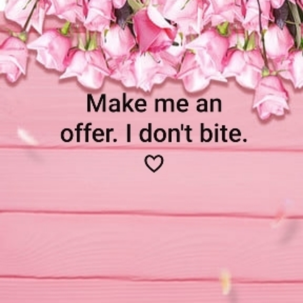 Make an offer on my items!